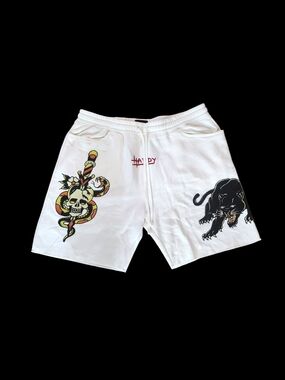 Ed Hardy Skull & Panther Shorts.